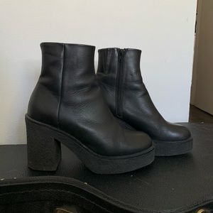 Miista Alix Boot Black Leather Women’s 6.5/37